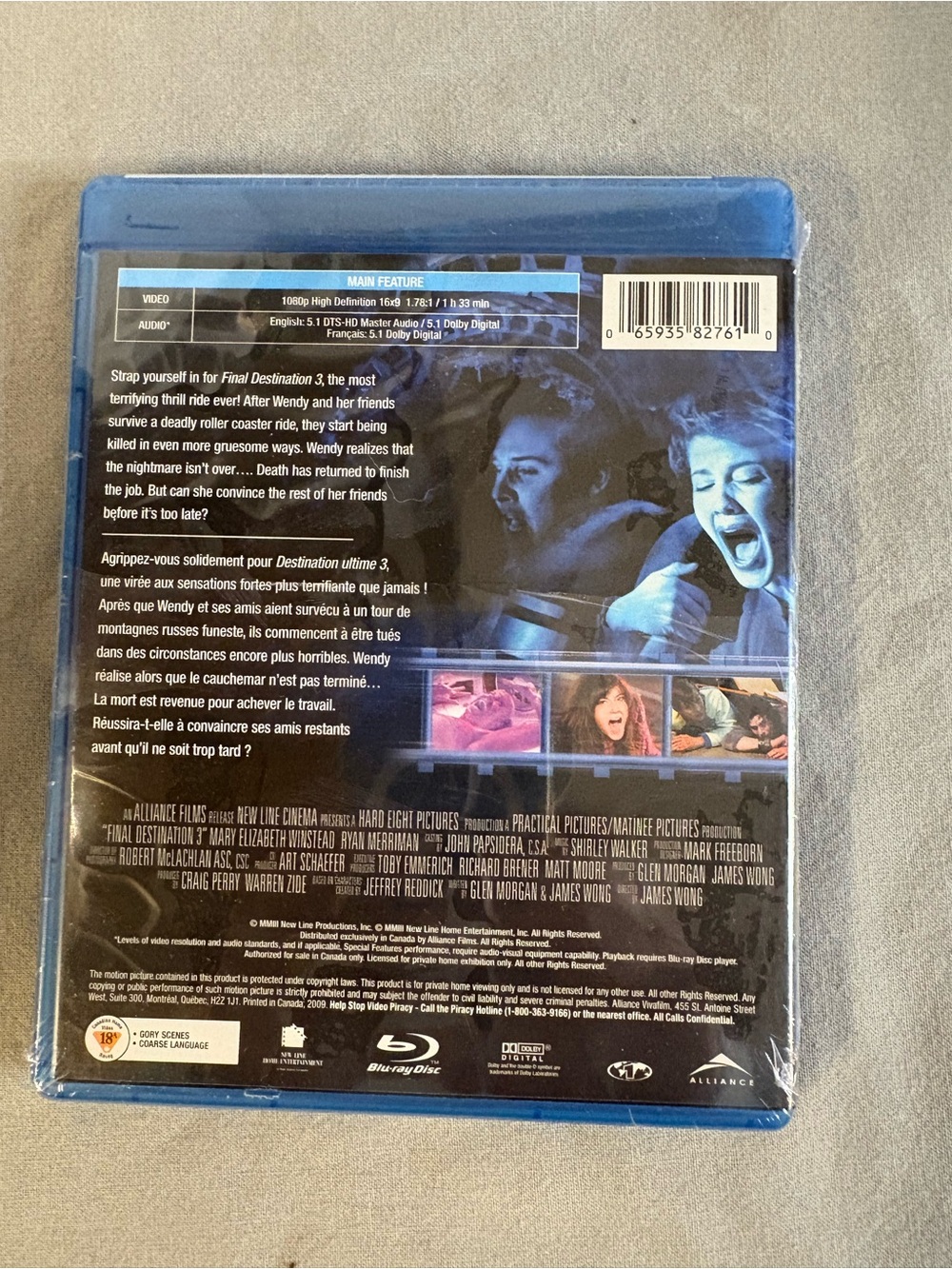 Final Destination 3 Blu-ray New Sealed - Picture 2 of 3